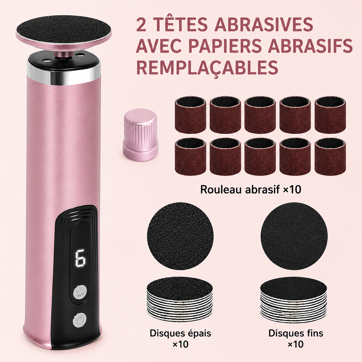 Râpe Électrique pour Pieds