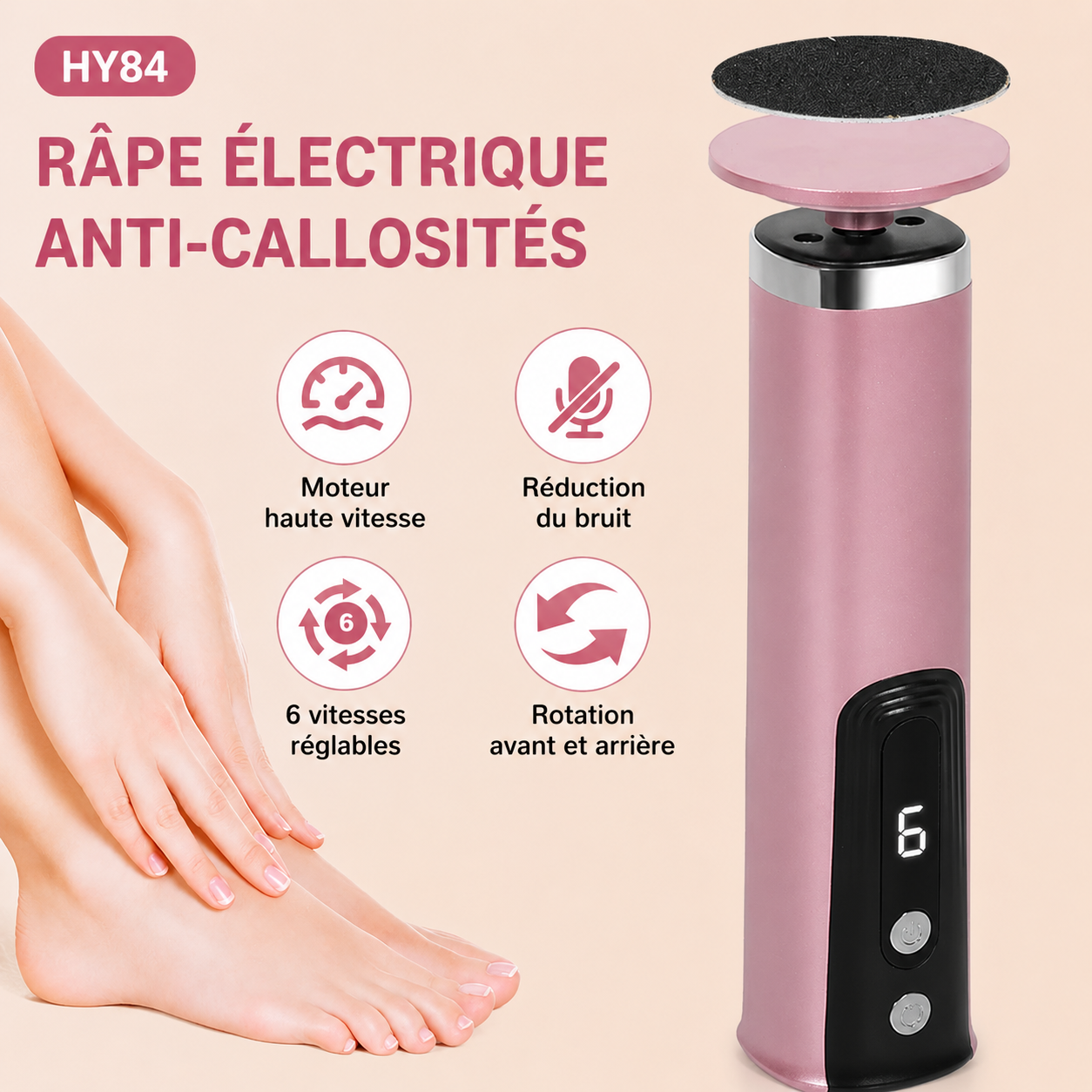 Râpe Électrique pour Pieds